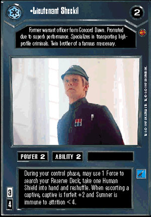 Lieutenant Sheckil